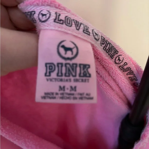 Victoria’s Secret PINK Off-the-Shoulder Slouchy Sweatshirt – Size M - Picture 2 of 3